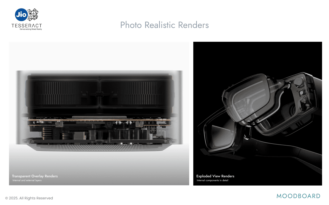 Jio Tesseract Moodboard direction slide 3